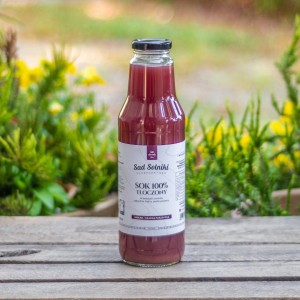 Sad Solniki 100%  sok tłoczony jabłko + czarna porzeczka NFC 750 ml  