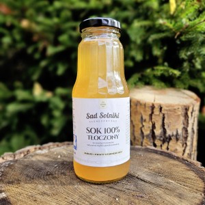 Sad Solniki 100% sok tłoczony jabłko + kwiaty bzu NFC 300 ml    