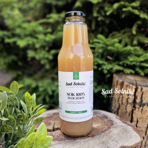 Sad Solniki 100%  sok tłoczony jabłko + mięta NFC 750 ml 