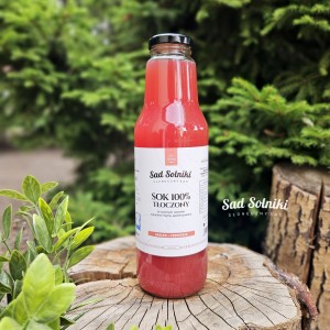 Sad Solniki 100%  sok tłoczony jabłko + czereśnia NFC 750 ml 