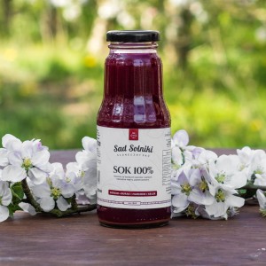 Sad Solniki 100% sok tłoczony jabłko + burak + marchew  + seler NFC 300 ml 